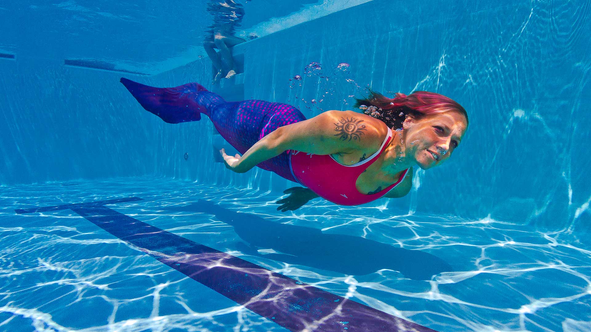 Meerjungfrauenschwimmen