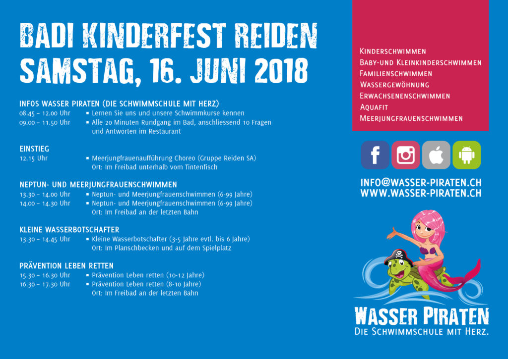 Badi Kinderfest Reiden 2018 Samstag